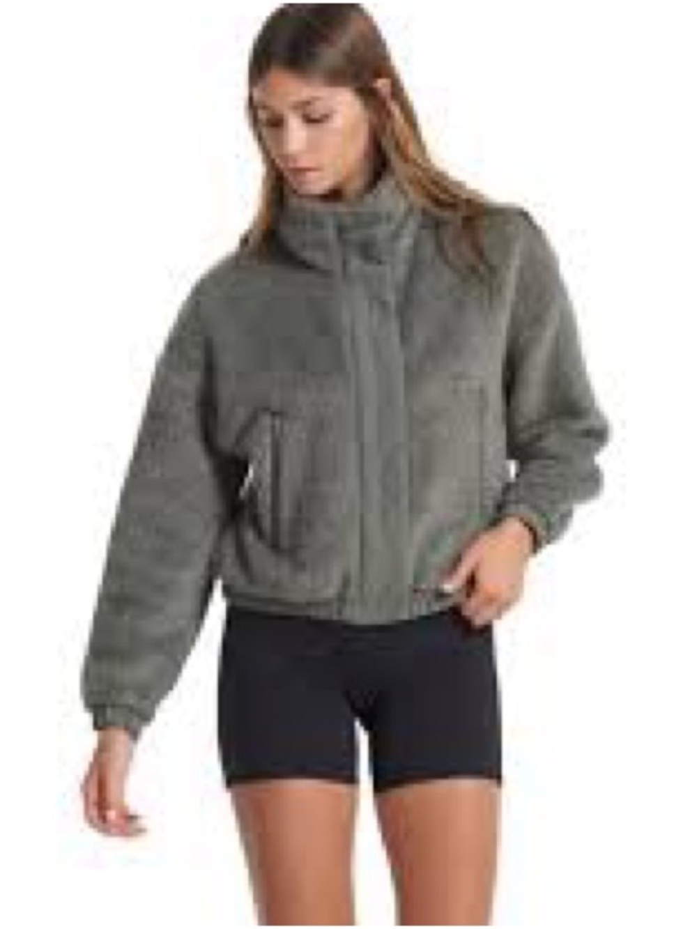 NWT Vuori Cozy Sherpa Jacket Dusty Pine XL